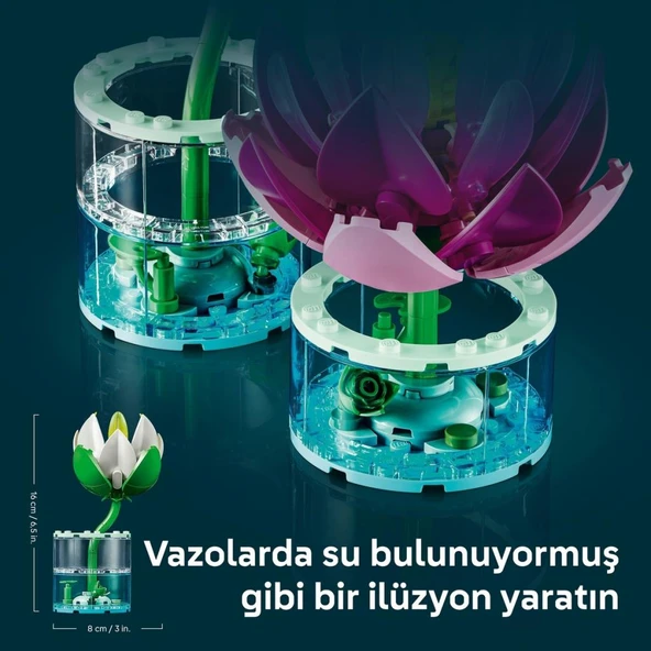 LEGO 11511  Botanicals Nilüferler - Resim 8