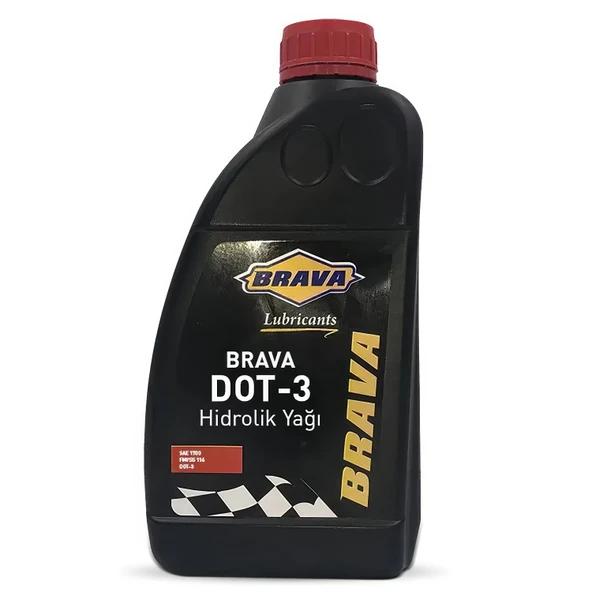 BRAKE FLUiD DOT-3 4 LT FREN HiDROLiK SIVISI ürün görseli 1