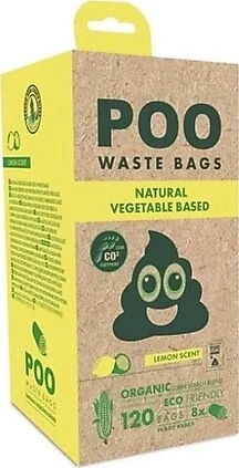 M-Pets Limon Kokulu Dışkı Toplama Poşeti 15 Yaprak 4lü Paket ürün görseli 1