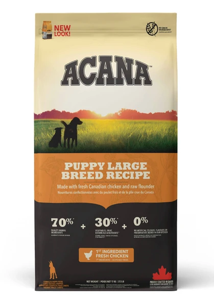 Acana Heritage Puppy Large Breed Büyük Irk Tahılsız Tavuklu Yavru Köpek Maması 17 Kg ürün görseli 1