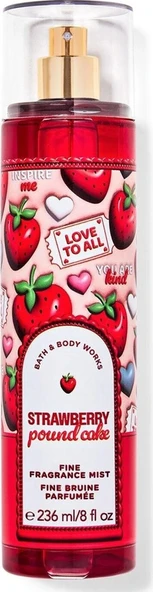 Bath & Body Works Strawberry Pound Cake Vücut Spreyi 236 Ml ürün görseli 1