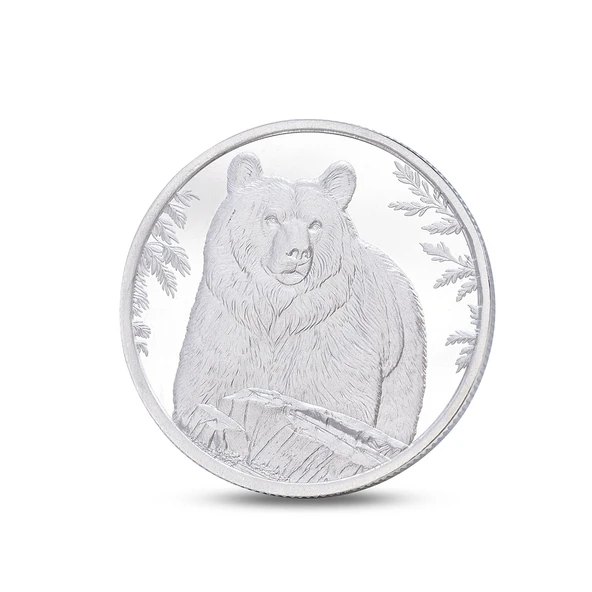 AgaKulche Ayı Gümüş Sikke Coin ürün görseli 1