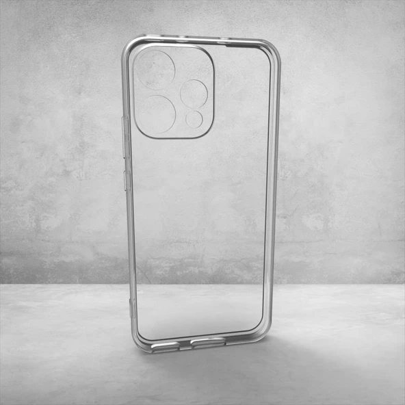 Oppo Reno 15 5G Uyumlu Kılıf Kamera Korumalı Silikon Rubber Arka Kapak ürün görseli 1