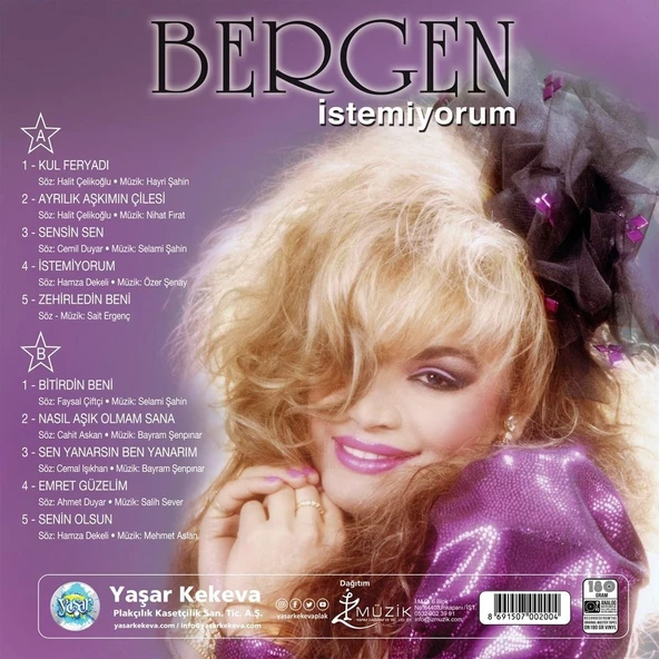 Bergen İstemiyorum - Plak - Resim 2