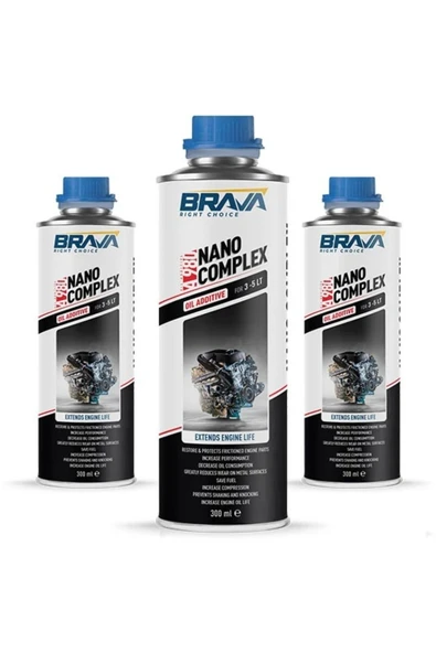 A980 NANO COMPLEX ÖZEL MOTOR YAĞI KATKISI 300 ML x 3 ürün görseli 1