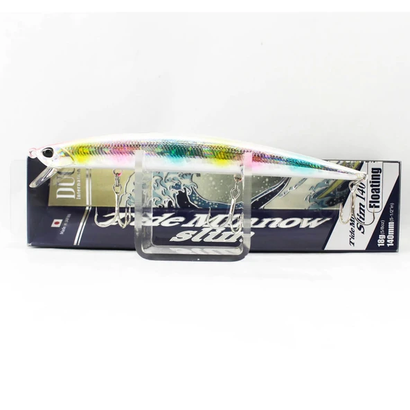 Duo Tide Minnow Slim 140F 14cm Floating 18gr Floating Maket Balık  AKA0002 Rainbow ürün görseli 1