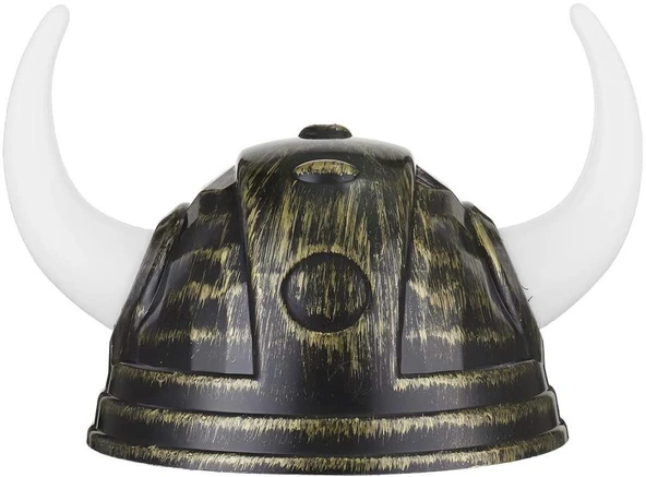Viking Başlığı Asteriks Başlığı Altın Renk ürün görseli 1