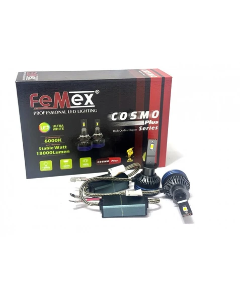 FEMEX Opel Combo E 2018- UZUN FAR LED AMPUL H1 COSMO PLUS - Resim 2