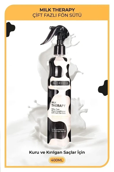 Milk Therapy Çift Fazlı Kondisyoner Fön Suyu 400 ML - mrfs ürün görseli 1