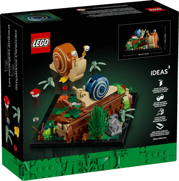 LEGO 40788  Ideas Friendly Snails Salyangozlar - Resim 2