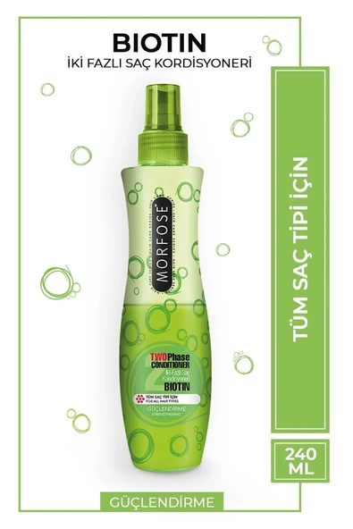 Biotin Çift Fazlı Saç Kondisyoner Fön Suyu 240 ML - mrfs ürün görseli 1