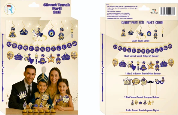 41 Kere Maşallah – Sünnet Temalı Parti Seti ürün görseli 1