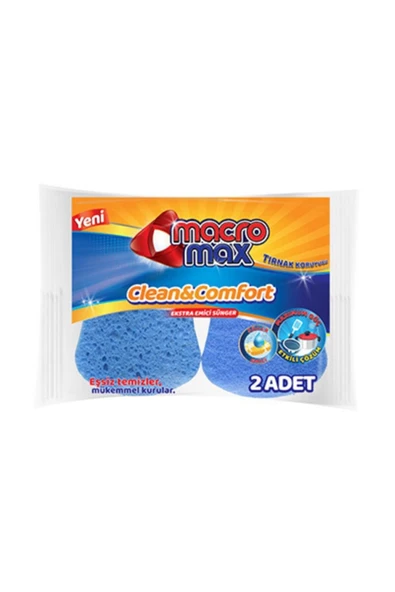Macromax Comfort Sünger 2'li ürün görseli 1