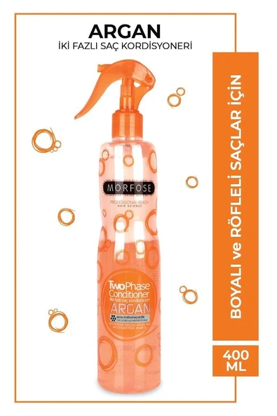 Argan Çift Fazlı Kondisyoner Fön Suyu 400 ML  - mrfs ürün görseli 1