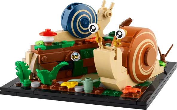 LEGO 40788  Ideas Friendly Snails Salyangozlar - Resim 3