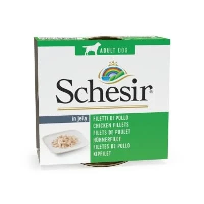 Schesir Jelly Tavuk Fileto Jöle İçinde Yetişkin Köpek Konservesi 150g ürün görseli 1
