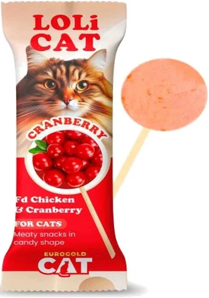 EuroGold Cat LoliCat FD Kedi Ödülü Kızılcıklı 1,5Gr ürün görseli 1