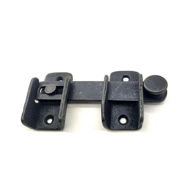 Antika Tarz Dekoratif Pirinç Kapı Mandalı - 57x115 mm, Oksit ürün görseli 1