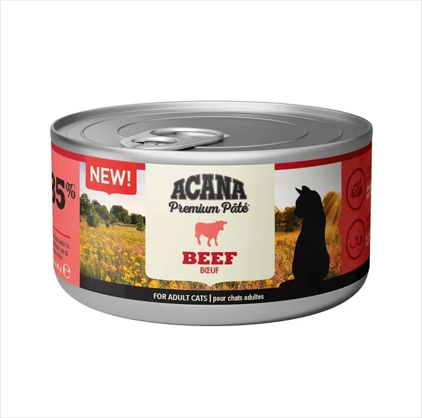 Acana Premium Pate (Ezme) Sığır Etli Kedi Konservesi 85 gr ürün görseli 1