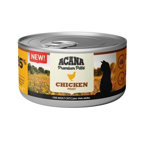 Acana Premium Pate (Ezme) Tavuk Etli Kedi Konservesi 85 gr ürün görseli 1