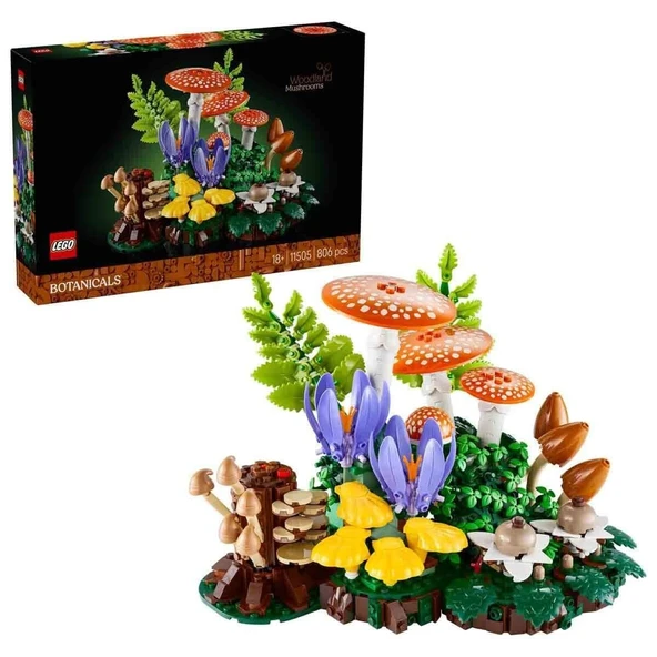11505 Lego Botanicals Orman Mantarları 806 parça +18 yaş ürün görseli 1