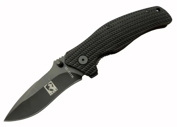 Yele M446 Siyah Kamp Çakı 20cm - Yarı Otomatik, Kemerlikli ürün görseli 1