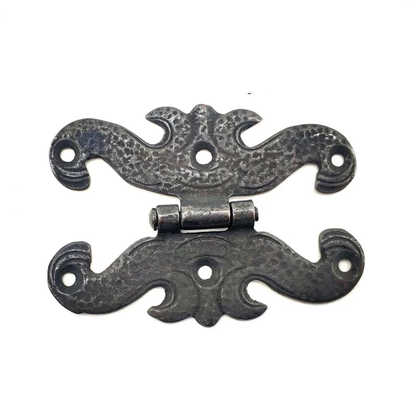 Antika Tarz Dekoratif Pirinç Kelebek Menteşe - 63x45 Mm, Oksit ürün görseli 1