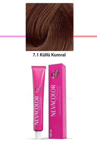 Premium 7.1 Küllü Kumral - Kalıcı Krem Saç Boyası 50 g Tüp ürün görseli 1
