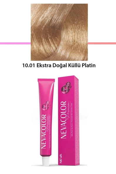 Premium 10.01 Ekstra Doğal Küllü Platin - Kalıcı Krem Saç Boyası 50 g Tüp ürün görseli 1
