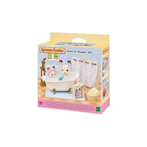 5739 Sylvanian Families Banyo ve Duş Seti (figürler dahil değildir) +3 yaş ürün görseli 1