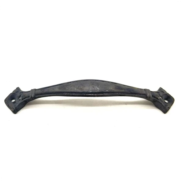 Antika Tarz Dekoratif Pirinç Deste Mobilya Kulbu - 27x155 Mm, Oksit ürün görseli 1