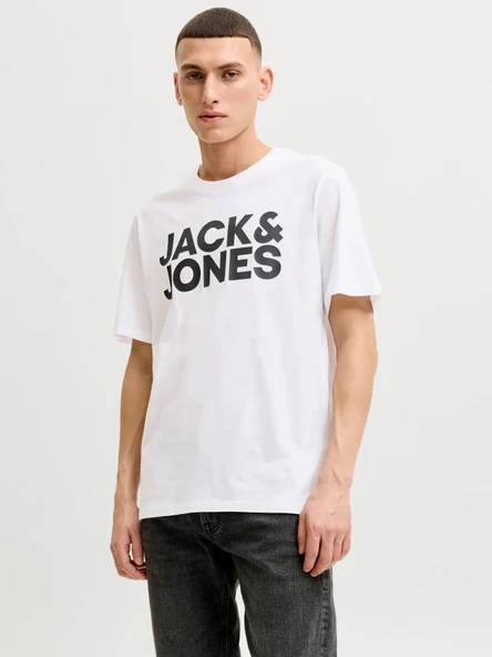Jack Jones Corp Logo Regular Fit Erkek Tişört 12151955 ürün görseli 1