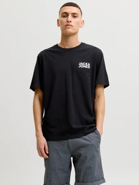 Jack Jones Corp Logo Regular Fit Erkek Tişört 12151955 ürün görseli 1