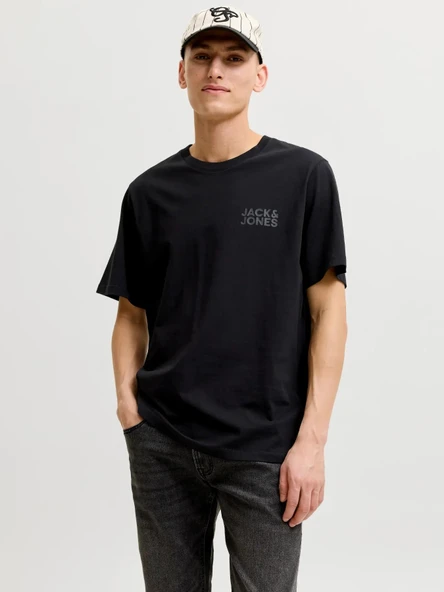 Jack Jones Corp Logo Regular Fit Erkek Tişört 12151955 ürün görseli 1
