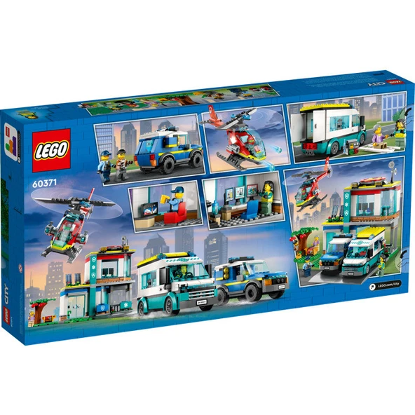LEGO 60371 City Acil Durum Araçları Merkezi - Resim 3