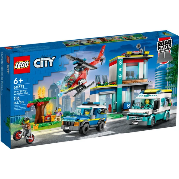 LEGO 60371 City Acil Durum Araçları Merkezi ürün görseli 1