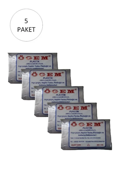 Bakkaliye Naylon Torba Üçlük 26x45 cm 1 kg 5 Paket (Takriben 675 Adet) ürün görseli 1