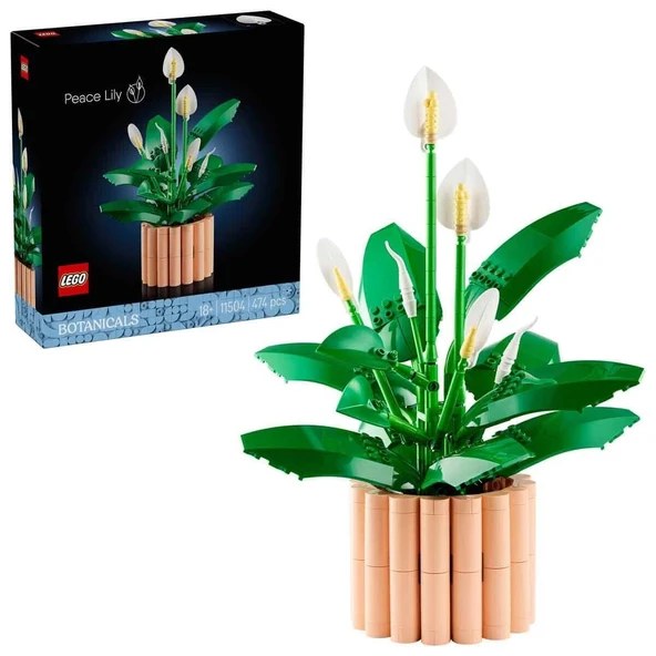 11504 Lego Botanicals Barış Çiçeği - Pace Lily 474 parça +18 yaş ürün görseli 1