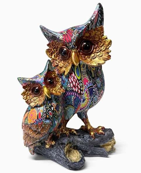 Özel Tasarım Polyester Baykuş Alk4352 ürün görseli 1