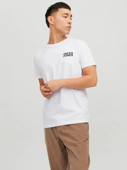 Jack Jones Corp Logo Regular Fit Erkek Tişört 12151955 ürün görseli 1