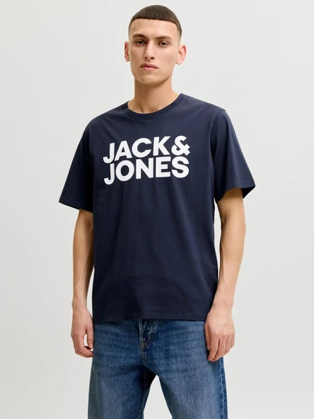 Jack Jones Corp Logo Regular Fit Erkek Tişört 12151955 ürün görseli 1
