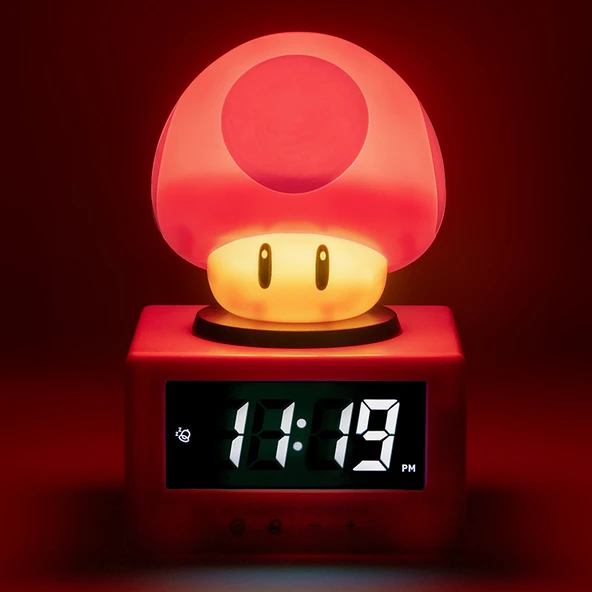 Paladone Super Mushroom İkon Çalar Saat - Resim 5