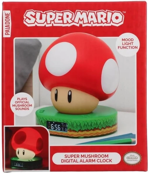 Paladone Super Mushroom Dijital Çalar Saat - Resim 3