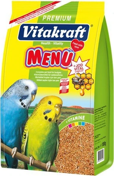 Vitakraft Menü Premium Muhabbet Kuşu Yemi 1000 gr ürün görseli 1