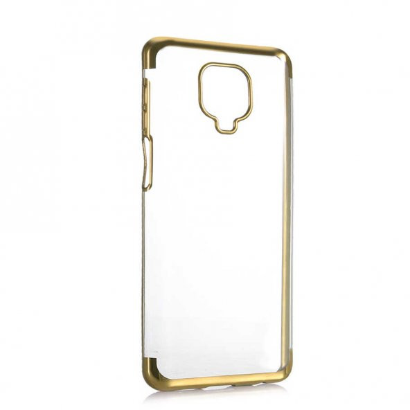 Xiaomi Redmi Note 9 Pro Kılıf İnce Köşeleri Renkli Şeffaf Silikon ürün görseli 1