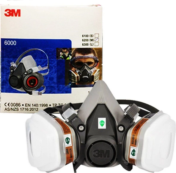 A+ 3M 6200 Gaz - Buhar - Boya Maskesi Takım - Orta Boy - Medium ürün görseli 1