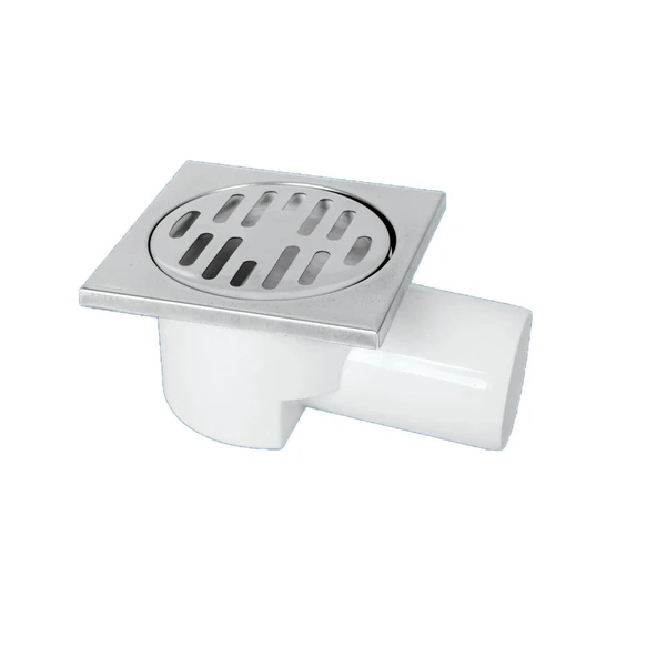 Gama Melez Yer Süzgeci 50 mm Yandan Çıkışlı 10x10 cm ürün görseli 1