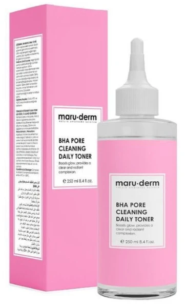 Maruderm Gözenek Sıkılaştırıcı Siyah Nokta ve Akne Karşıtı BHA Tonik 250 ml ürün görseli 1