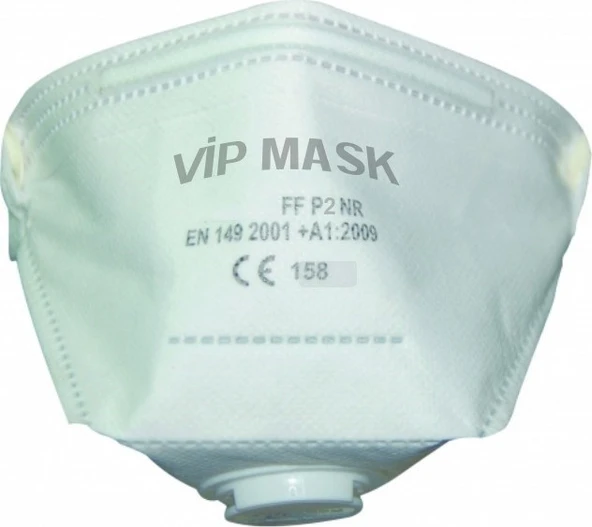 VİP Ffp2 Ventilli Solunum ve Toz Maskesi 1 adet ürün görseli 1