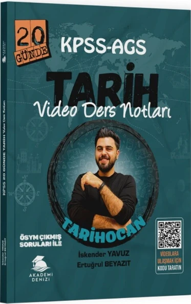KPSS AGS Tarih Video Ders Notları Akademi Denizi ürün görseli 1